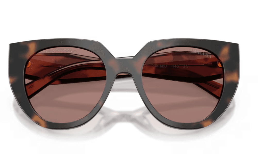 Prada 14WS — Frente (hastes abertas)