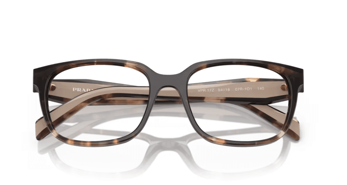Prada 17ZV — Frente (hastes abertas)